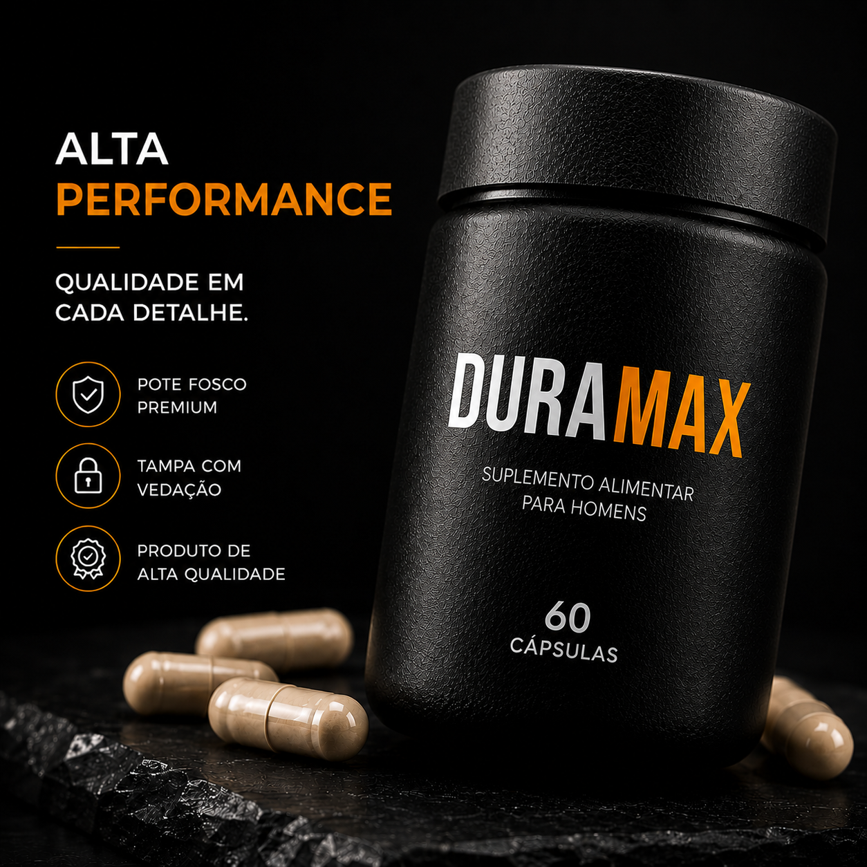 Pote de Duramax, 60 cápsulas
